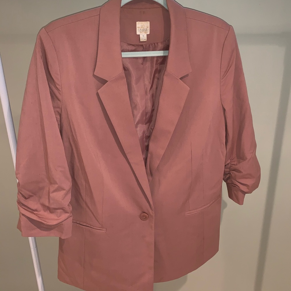 Blush blazer